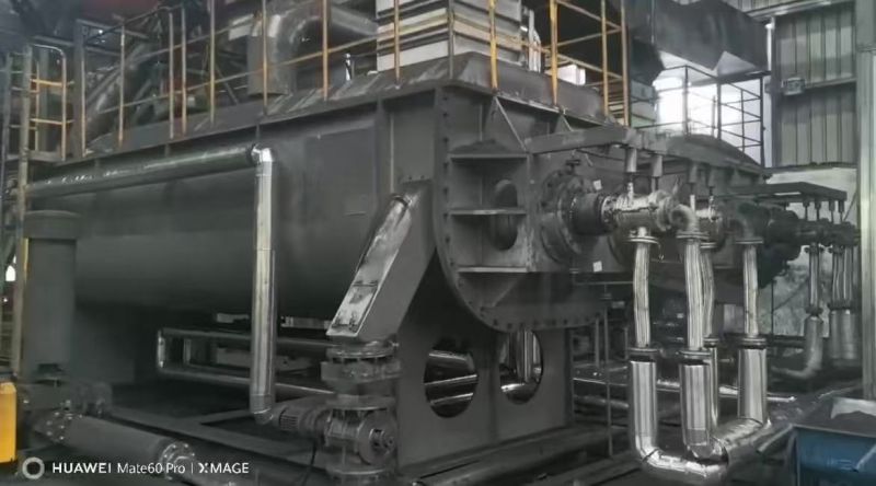 空心槳葉干燥機(jī)處理石焦油工程